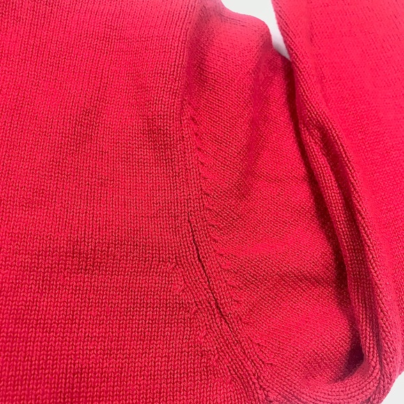 IZOD Quarter Zip Mock Neck Sweater, Size Large EUC - Picture 5 of 6